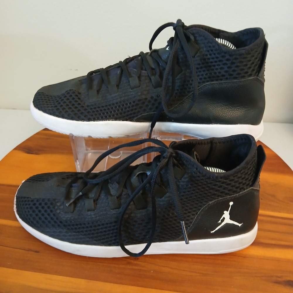 Nike Air Jordan Reveal Mens Size 10 Black Basketball Shoes Sneakers 834064-010